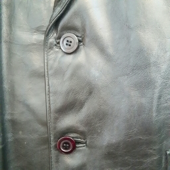 Leather blazer- brand unknown - Picture 9 of 11